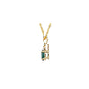Necklace > Emerald & Diamond > Genuine