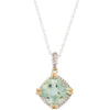 Pendant > Quartz > Green > Genuine > yellow > Silver & 14kt > Sterling