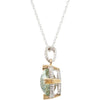 Pendant > Quartz > Green > Genuine > yellow > Silver & 14kt > Sterling