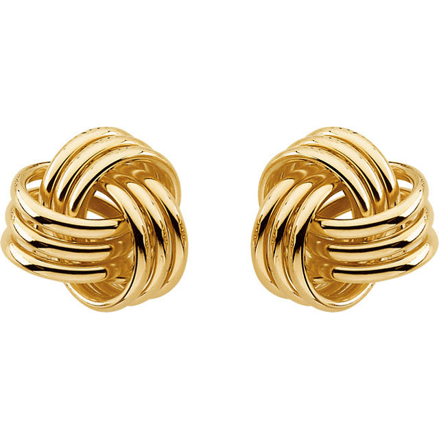 Earrings > Knot > 10.5mm