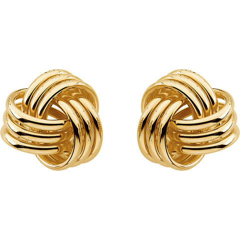 Earrings > Knot > 10.5mm