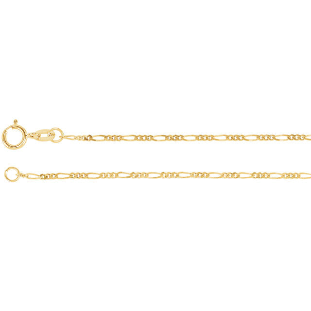 Chain > 16" > Figaro > 1.25mm