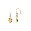 Earrings > Citrine & Diamond