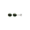 Earrings > Pearl > Cultured > Tahitian > Round > 10mm