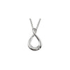 Necklace > 18" > Infinity > Diamond > .015 CTW