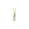 Necklace > Pearl & Diamond > Cultured > Freshwater