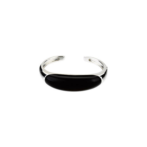 Bracelet > Cuff > Hinged > Onyx > Genuine