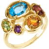 Ring > Multi-Gemstone