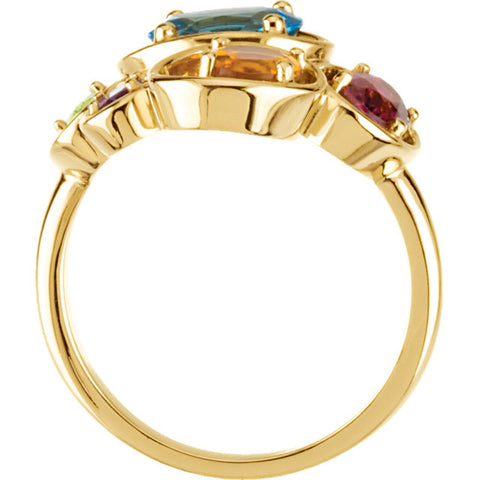 Ring > Multi-Gemstone