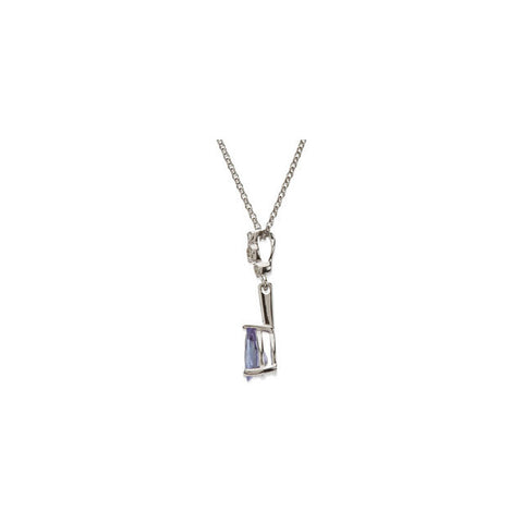Necklace > Tanzanite & Diamond > Genuine