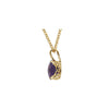 Necklace > 18" > Amethyst > Checkerboard > 10mm