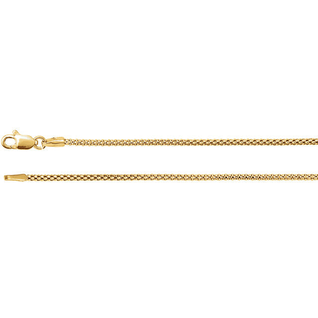 Chain > 20" > Popcorn > Hollow > 1.5mm