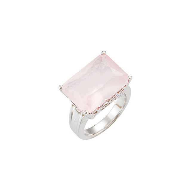 Ring > Quartz > Rose > Genuine