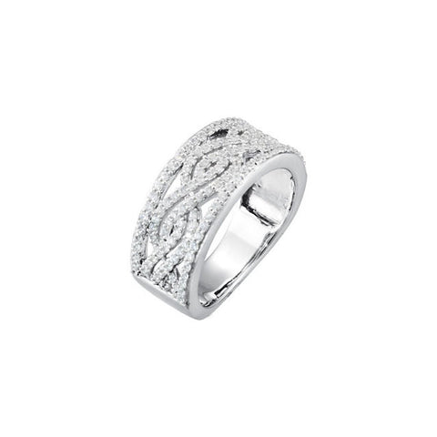 Band > Anniversary > Diamond > Infinity-Inspired > 3/4 CTW