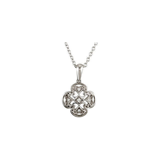 Necklace > 18" > Diamond > .03 CTW