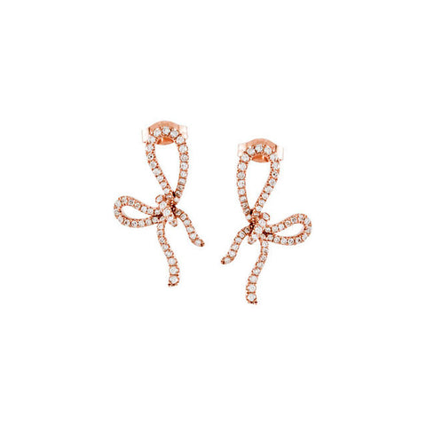 Earrings > Bow > Diamond > 1/2 CTW