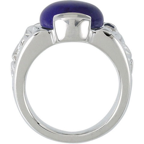 Ring > Lapis > Genuine > 14x12mm