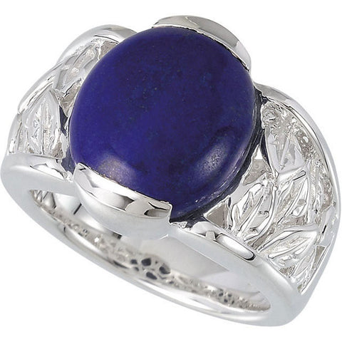 Ring > Lapis > Genuine > 14x12mm