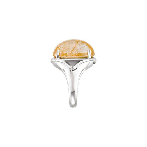 Ring > Quartz > Rutilated > Genuine