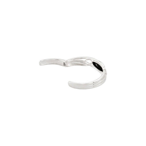 Bracelet > Cuff > Hinged > Onyx > Genuine