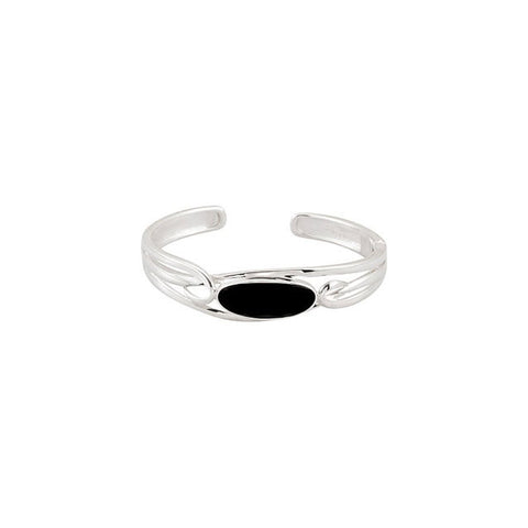 Bracelet > Cuff > Hinged > Onyx > Genuine