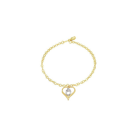 Bracelet > Child® > and > Mother > Shaped > Heart