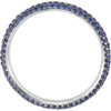 Band > Pave > Eternity > Sapphire > Blue