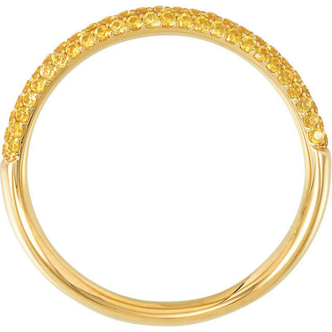 Band > Anniversary > Sapphire > Yellow