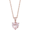 Necklace > 18" > Morganite