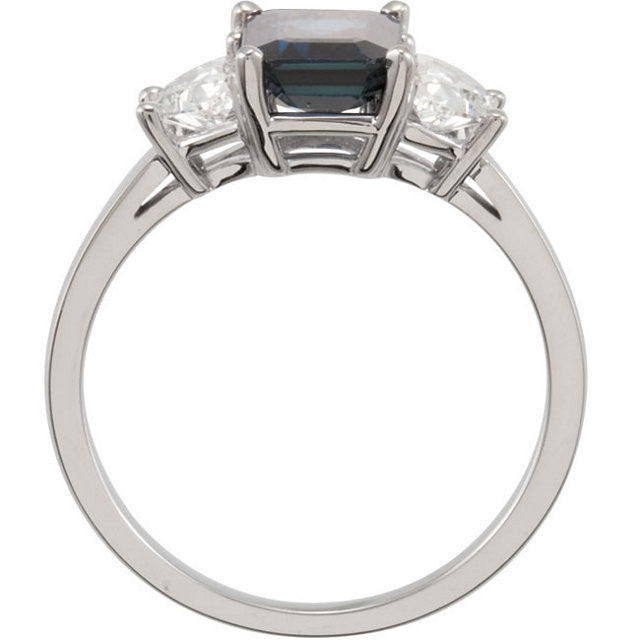 Ring > Diamond > Moon > Sapphire & Half > Blue > Genuine