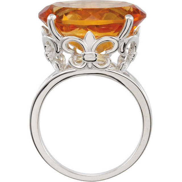 Ring > Citrine > Genuine