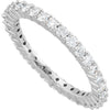 Band > Eternity > Moissanite > Created