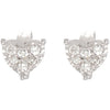 Earrings > Heart > Diamond > 1/6 CTW