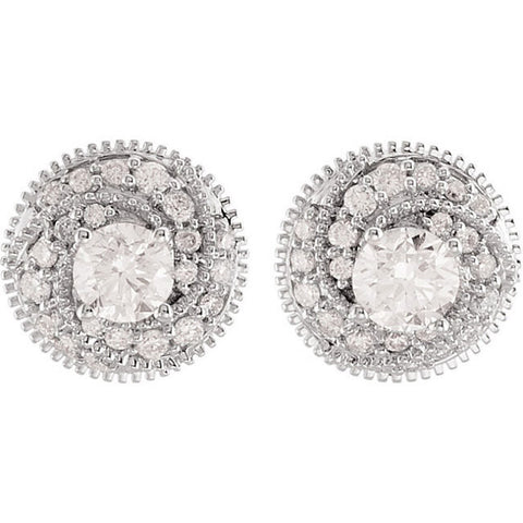 Earrings > Diamond > 3/4 CTW