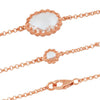 Necklace > Quartz > Clear > Checkerboard > Genuine > 36"