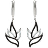 Earrings > Spinel & Diamond > Black