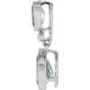 Pendant > Diamond > .006 CTW > & > Aqua