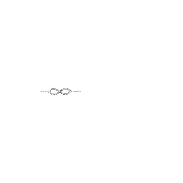 Bracelet > 8" > Infinity > Diamond > 1/6 CTW