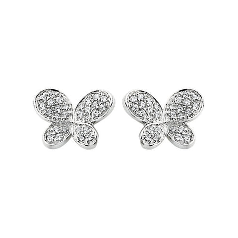 Earrings > Butterfly > Zirconia > Cubic