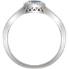 Ring > Birthstone > "April" > Sapphire > White