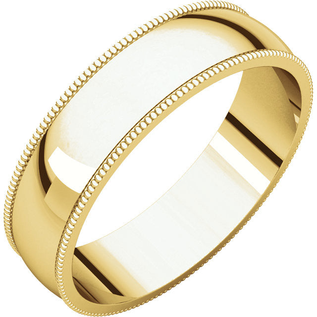 Band > Milgrain > Light > 6mm