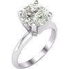 Ring > Moissanite > Created > Round > 8mm