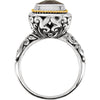 Ring > Garnet > Brazilian > Cushion > 10mm