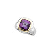 Ring > Amethyst > Checkerboard > Genuine