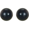 Earrings > Pearl > Cultured > Akoya > Black > 7mm