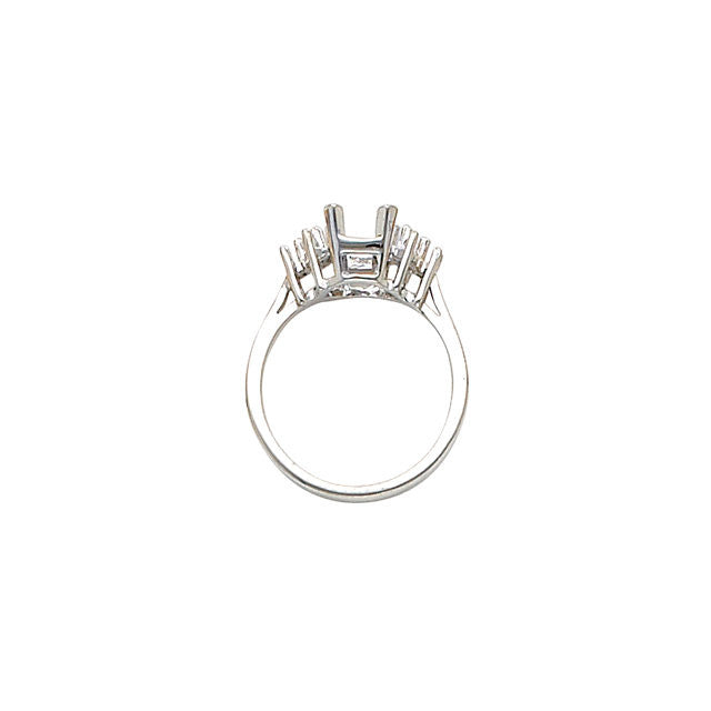 Gemstone > Shape > Mounting for Emerald > Ring