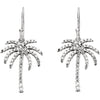 Earrings > Tree > Palm > Diamond > 1/2 CTW