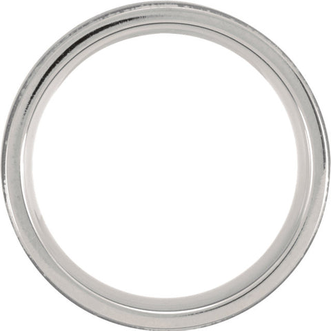 Band > Ridged > Center > Oxidized > 7mm