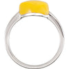 Ring > Shaped > Heart > You" > Heart > "I > Enamel > Yellow
