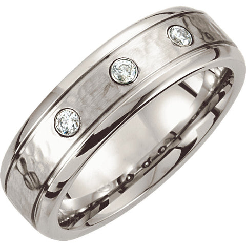 Band > Finish > Satin > .15 CTW > 7mm